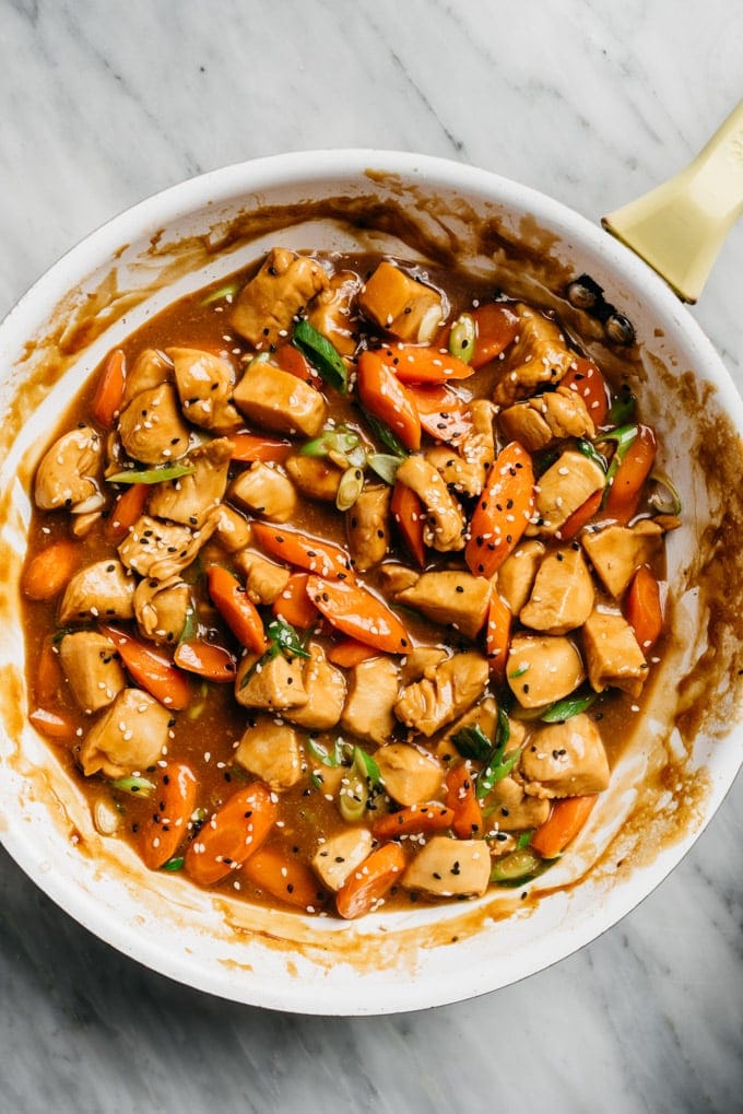 Honey Garlic Chicken Stir Fry