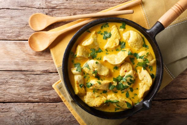 Coconut Peanut Chicken Curry
